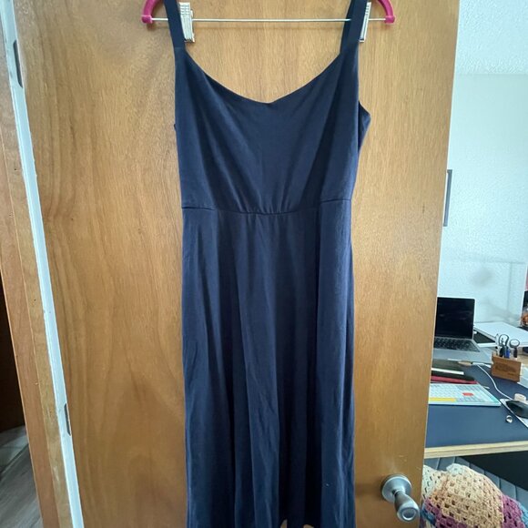 Cobalt District Street Navy Blue Sleeveless Flowy A-Line Dress Size L - Picture 3 of 4